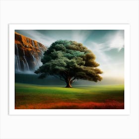 Lone Tree 4 Art Print