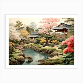 Japanese Garden 5 Art Print