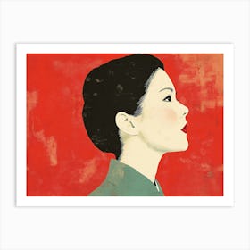 Portrait Of A Woman 63 Art Print