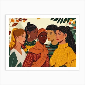 Group Of Women 14 Art Print