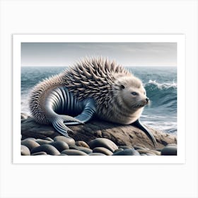 Hedgehogseal Art Print