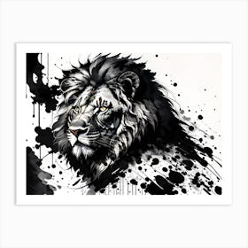 Lion Painting 55 Art Print