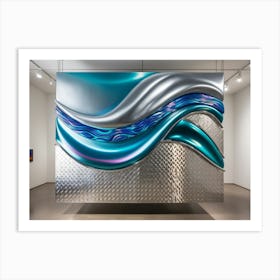 'Blue Wave' 1 Art Print