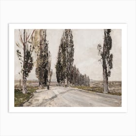 Road With Trees Art Print