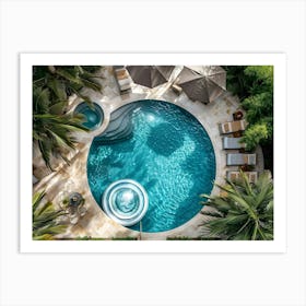 Malibu Dream Pool 7 Art Print