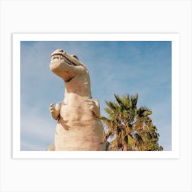 Dinosaur Statue Art Print