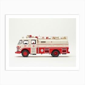 Toy Car Fire Truck Art Print