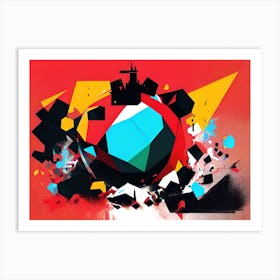 Abstract Painting 102 Art Print