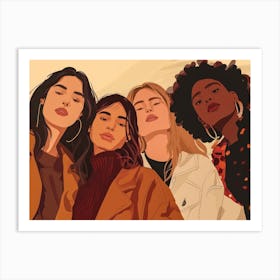 Group Of Women 22 Art Print