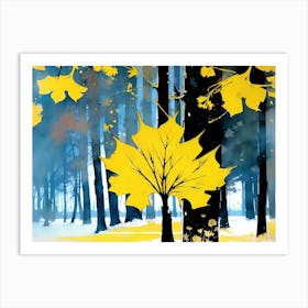 Autumn Leaves 12 Art Print