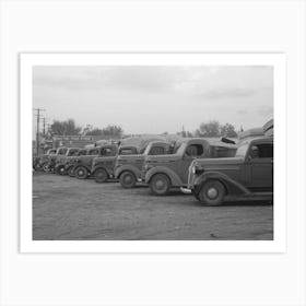 Trucks Loaded With Mattresses, San Angelo, Texas, These Mattress Factories Use Much Local Cotton By Russell Lee Art Print