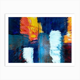 Acrylic Extruded Painting 81 Art Print