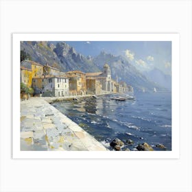 City By The Sea Art Print