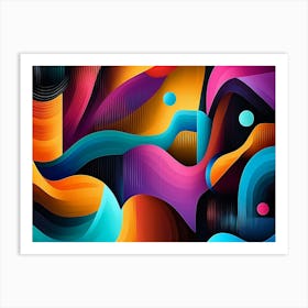 Abstract Painting 76 Art Print