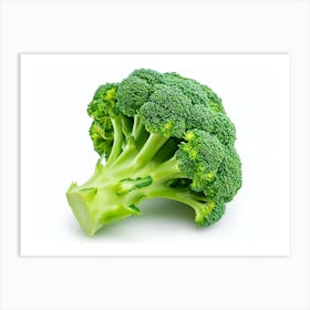 Close Up Of Broccoli 1 Art Print