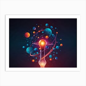 Atoms And Stars Art Print