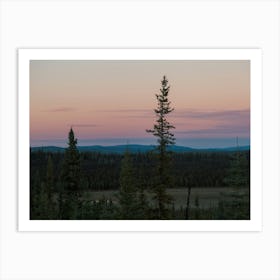 Yukon Evening Art Print