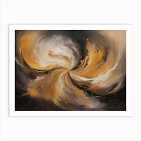 Shimmering whirlwind of emotions Art Print