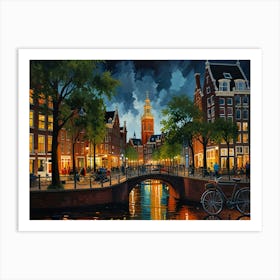  Amsterdam City 3  Art Print