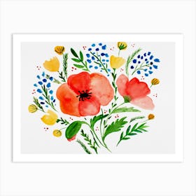 Red Poppies Art Print