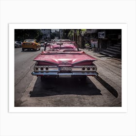 A Convertible Of Cuba Art Print