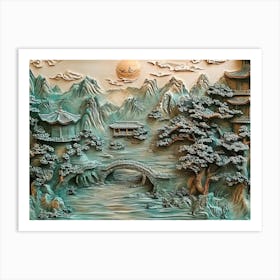 Chinese Landscape 10 Art Print