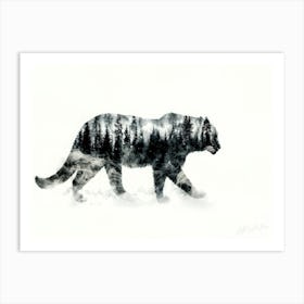 Wild Cat Code - Wild Cat Family Art Print