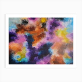 Abstract clouds Art Print