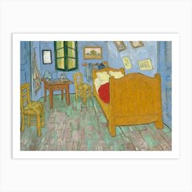 Vincent Van Gogh, Slaapkamer Te Arles, Bedroom In Arles, Second Version, 1889. Art Print