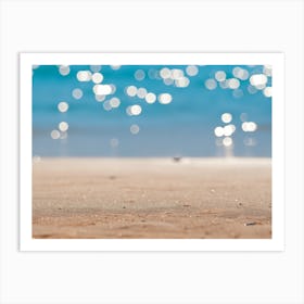 Beach Bokeh II Art Print