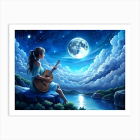 Moonlight Serenade (4) Art Print