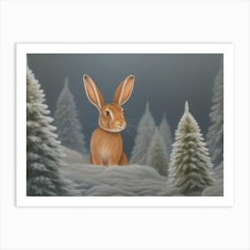 Christmas Animals 21 Art Print