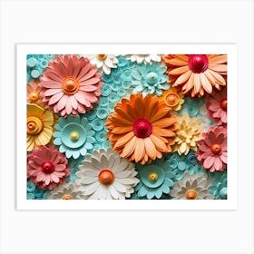 Flower Wall Art Art Print