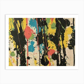 Splatter Painting 8 Art Print