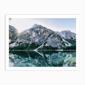 Lake In The Mountains 8 Art Print