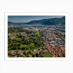 Lake Como Poster Stampa con lago Como Art Print