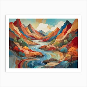 'River' 5 Art Print