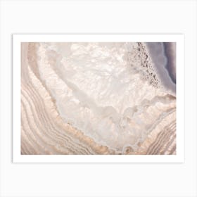 Abstract Pastel Geode Art Print