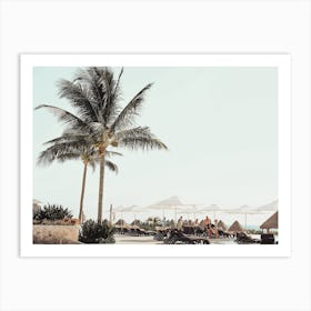 Tulum Resort Pool Art Print