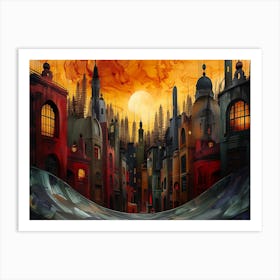 Cityscape 1 Art Print