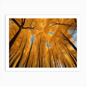 Autumn Forest 104 Art Print