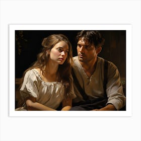 Man And A Woman Art Print