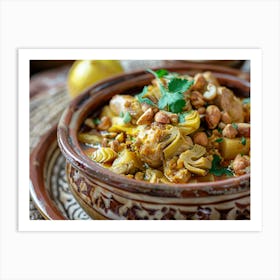 Moroccan Chicken Stew Art Print