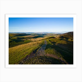 Aerial View Of The Moors 2 Art Print