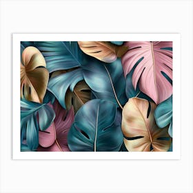 Tropical Leaves 29 Art Print