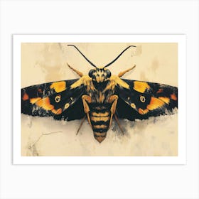 Moth Fantasy Art Print