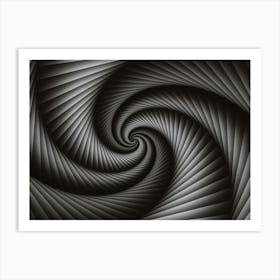 3d Abstract Spiral Background Wallpaper Art Print