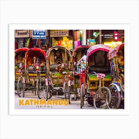 Kathmandu, Nepal Art Print