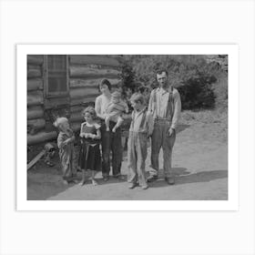 Untitled Photo, Possibly Related To The Huravitch Family, Farmers In Williams County, North Dakota By Russell Lee Art Print