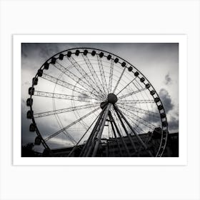 Budapest Eye Ferris Wheel Art Print